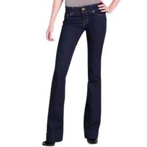 J Brand  Heartbreaker Low Rise Flare Blue Jeans in Ink Size 25 Inseam 29.25"